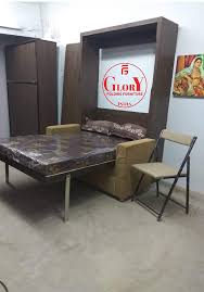 The prices are a little steeper than i hoped for, but if you think about it, you're getting both a bed frame and a storage. Gloryfolding Murphy Engineered Wood Wall Bed With Sofa Space Saving Wall Mounted Or Folding Brown 4 X 6 Amazon In Furniture