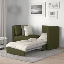 Vallentuna Mod Sofa 2 Seat W Slpr Section And Storage Orrsta Olive Green Ikea In 2021 Sofa Bed With Storage Vallentuna Modular Sofa