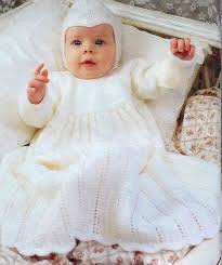 Yarn sublime baby cashmerino silk dk (75% extra fine merino, 20% silk, 5% cashmere 50g/116m (126yds). Digital Download Pdf Vintage Knitting Pattern Baby S Layette Dress Jacket Pixie Hat Bonnet Bootees