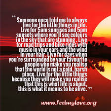 Someone Once Told Me To Always Live