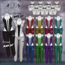 Second Life Marketplace 25 Loki Bad Girl Gacha Mint Sweatpants Maitreya