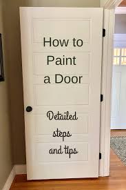 How To Paint A Door In 2020 Painted Doors Interior Panel Doors Doors