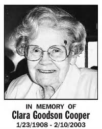 Clara Dell Goodson Cooper (1908-2003)