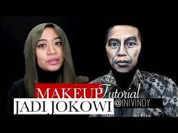 Makeup Tutorial Jadi Jokowi Makeup Karakter By Ini Vindy Youtube