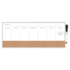 7 5 X 18 Weekly Planner Board Magnetic Dry Erase U Brands Dry Erase Dry Erase Calendar Planner Board