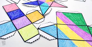 foldable 3d shapes free printable nets
