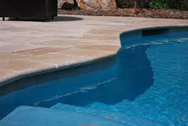 Margelle De Piscine En Travertin Ceramiks Carrelage Et Pierre