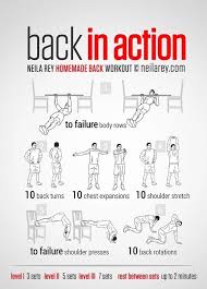 Home Back Workout Exercice Physique Exercice Bien Etre