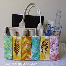 Shells In The Bush Gelli Printed Art Travel Bag Art Supplies Bag Art Bag Art Journal Techniques