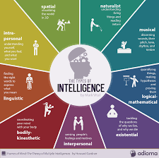 9 Types Of Intelligence - Infographic