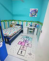 Mana tidaknya, ruang inilah menjadi tempat bermain dan tidur kegemaran mereka! Idea Deko Bilik Tidur Untuk Anak Perempuan Dengan Tema Biru Dan Putih Hias My