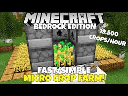 The cactus is a block added by vanilla minecraft. Minecraft Bedrock Fast Micro Crop Farm Tutorial 19 500 Crops Hour Mcpe Xbox Ps4 Pc Golectures Online Lectures