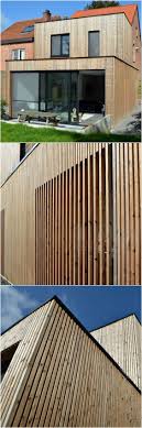 Renovierung Modern Holzverkleidung Terrasse Beton Architekt Architekt Bardage Exterieur Maison Bardage Maison Amenagement Jardin Facade