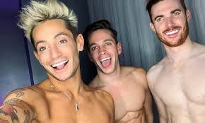 You could never see his face, but he was clearly there with ariana. Frankie Grande Reveals That He Has Been Dating A Married Couple For The Past Three Months Daily Mail Online