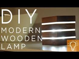Very impressive for family movie nights! 16 Diy Modern Wooden Led Lamp Youtube Modern Diy Led Lamp Diy Led Diy