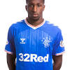 (rangers won the match and glen kamara received a. 1