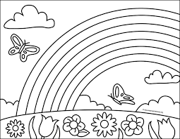 Printable pictures of the cutest pigs family. How To Draw A Rainbow Art Projects For Kids
