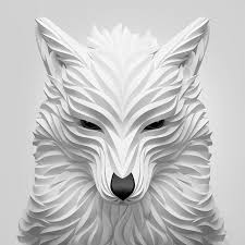 Brilliant Digital Art Wolf And Hoof By Maxim Shkret Animal Art Wolf Art Print Animal Illustration