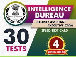 Kickstart Your Preparation Now Are You Preparing For Intelligence Bureau Security Assistant Executive Test Card Speed Test Intelligence Bureau