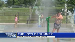 Live from an exciting new park project for saginaw county! Saginaw Splash Park Opens Wnem Com