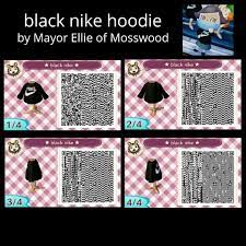 Tambien encontraras temas, emuladores, parches, y. Animal Crossing Qr Code Black Nike Jumper Pattern Animal Crossing Animal Crossing 3ds Animal Crossing Qr