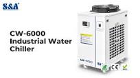 Industrial Chiller System CW-6000 3.14kW Cooling Capacity 5 to 35°C Temperature Control Range