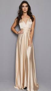 Moon Dance Maxi Dress In Champagne Silk Bridesmaid Dresses Satin Bridesmaid Dresses Satin Dress Long