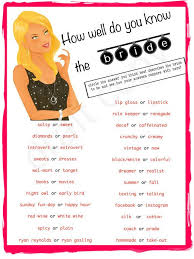 Wedding Shower Game Bachelorette Party Game How Well Do You Know The Bride Download Print Bridal Games Wedding Shower Games Bachelorette Party Games