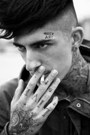The general idea when using little, tiny symbols in face tattoos is to create a grouping of them on a section of your face, but you can also have them spread around the face. Face Tattoos Cool