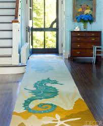 Maples rugs georgina traditional runner rug non slip hallway entry carpet made in usa, 2 x 6, navy blue/green visit the maples rugs store 4.7 out of 5 stars 5,192 ratings Coastal Nautical Runner Rugs That Make An Entry Entryway Decor Ideas Coastal Decor Ideas Interior Design Diy Shopping