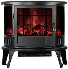 Generally speaking, space heaters are less safe than electric fireplaces. Amazon Com Kuppet 23 Standing Electric Fireplace Space Heater In Rooms Stove Realistic Free Standing Electric Fireplace Electric Fireplace Standing Fireplace