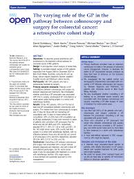 Pdf Patients Experiences Of Referral For Colorectal Cancer