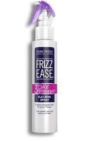 Before using a straightening iron or curling iron, ensure you have the maximum amount of moisture stored in your hair, so your hair. 3 Day Straight Flat Iron Spray Straight Smooth Style John Frieda