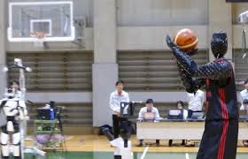 Lemparan searah dada disebut dengan chest pass. Robot Basket Cue 3 Toyota Masukkan 2020 Lemparan Bola Dunia Tempo Co