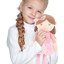 Amazon.com: Linzy Toys, Olivia Rag Doll, Soft Plush Doll, Pink, 20 inches  (89150-2)