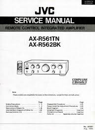 Software not updated, only pdf manual updated. Jvc Ax R561tn R562bk Service Manual Download Schematics Eeprom Repair Info For Electronics Experts