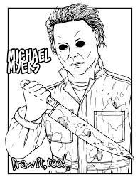 Search through more than 50000 coloring pages. Michael Myers Coloring Pages Free Printable Coloring Pages For Kids