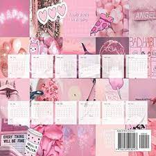 Some of the technologies we use are necessary for critical functions like security and site integrity, account authentication, security and privacy preferences, internal site usage and maintenance data, and to make the site work correctly for browsing and transactions. Pink Aesthetic Wall Calendar 2021 Girly Pink Themed Aesthetically Pleasing 2021 Wall Calendar 8 5 X8 5 Inc Finished Glossy By Mez May Amazon Ae