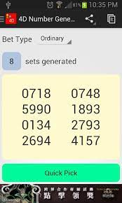 Maybe you would like to learn more about one of these? 4d Number Generator For Android Apk Download