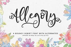 Allegory A Fun And Curly Script Font 83575 Calligraphy Font Bundles Script Fonts Font Bundles Fancy Handwriting