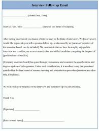 Follow Up Email Example Interview Follow Up Email Email After Interview Email Template Business