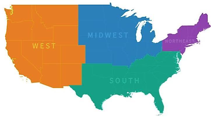 The Regions of the United States