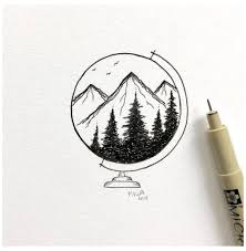40 Easy Drawing Ideas For Beginners Cool Nature Drawings Coolnaturedrawings A List Of 40 Easy Art Drawings Sketches Simple Art Drawings Simple Art Drawings