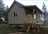 Inside 10x20 Lofted Barn Cabin