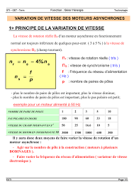 21 c'est un convertisseur de fréquence, dont la fréquence de. Variation De Vitesse Des Mas