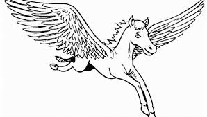 21 coloring pages to print. Wide Wing Pegasus Coloring Page Kids Play Color