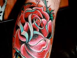 Single rose tattoo on a guys foot. Arm Rose Tattoo Ideas For Men Best Tattoo Ideas