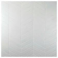 Merola Tile Metro Soho Chevron Matte White 1 3 4 In X 7 In Porcelain Floor And Wall Tile 1 Sq Ft Pack Fmtshcmw The Home Depot Flooring Wall Tiles Chevron Tile