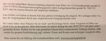 Check spelling or type a new query. Otto Eos Inkasso Wie Vorgehen Anwalt
