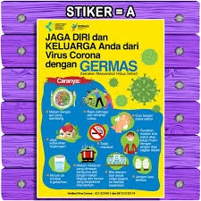Poster bahasa inggris tentang kesehatan. Poster Kesehatan Germas Corona Stiker Shopee Indonesia
